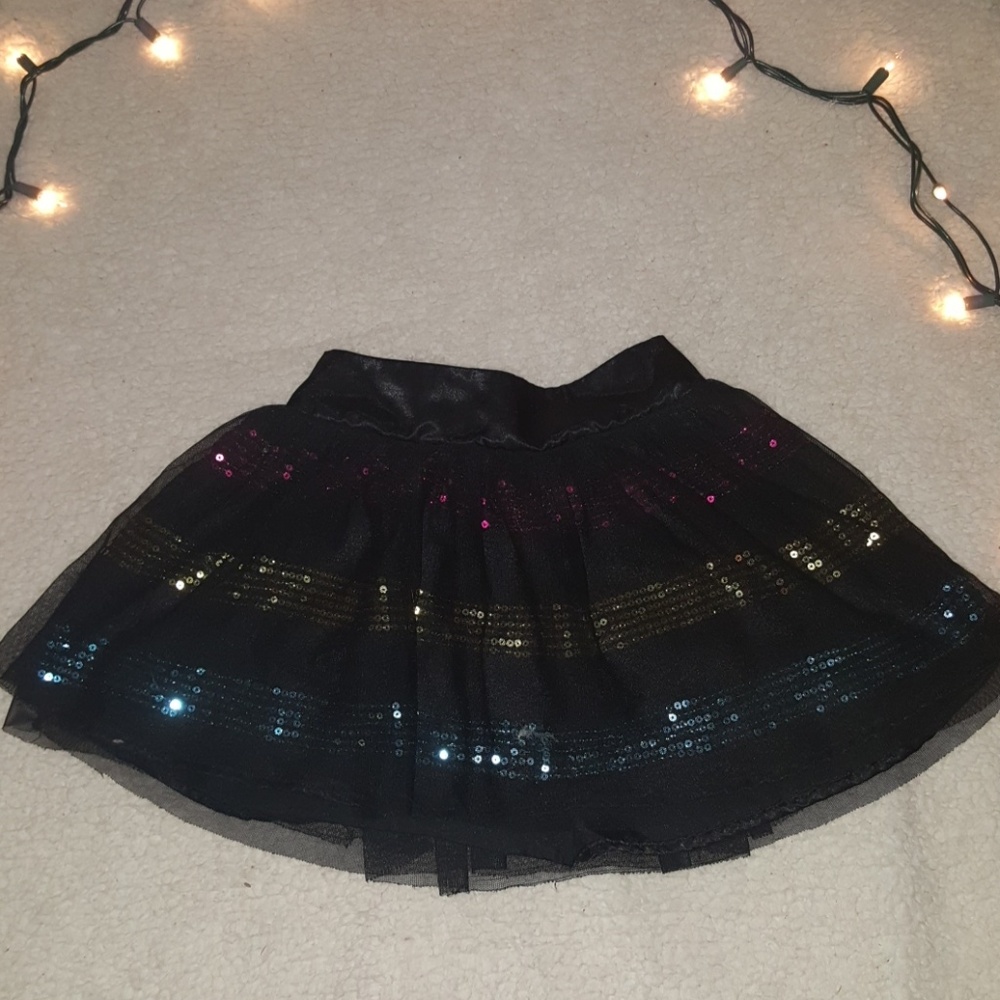 Sequin skirt with built in shorts/skort